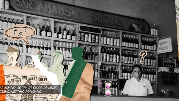BAR AMANSA SOGRA DE CHICO DE JANES (DETALHE). Acervo: Netinho Ponciano. Colagem Digital: Marciano Ponciano